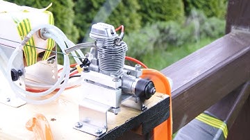 Enya 46 4C final test run with 2 diff glow plugs