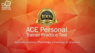 ACE exam anatomy physiology kinesiology flash cards