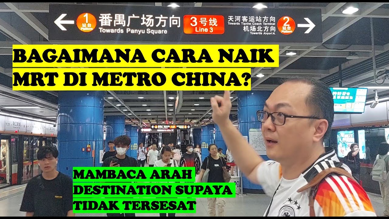 Vlog bersama Hadi: Bagaimana cara pesan tiket di Metro China / MRT CHINA, pakai Alipay bayarnya