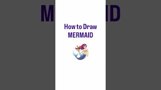 How to Draw a Mermaid #tutorial #arttutorial #howtodraw #mermaid #stepbystep
