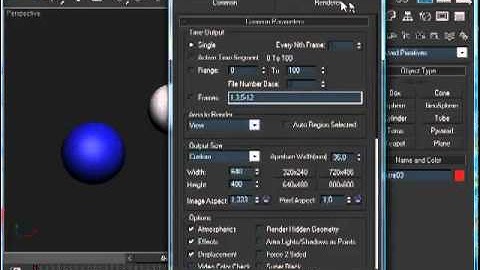 3ds max Tutorial   Image Motion blur   mental ray 360p