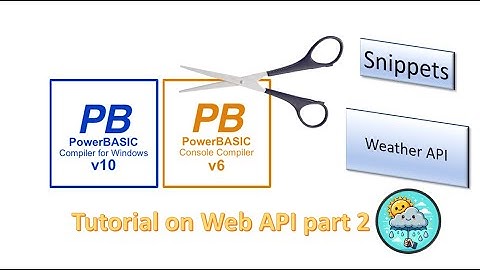 PowerBasic Snippets - Web API app to return weather forecast data - part 2