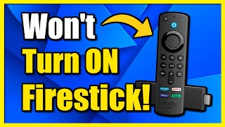 how to fix your firestick 4k not turning on (fast tutorial)