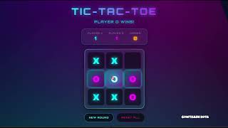 🎮Tic Tac Toe (Responsive) Game | HTML CSS JavaScript Project Demo screenshot 3