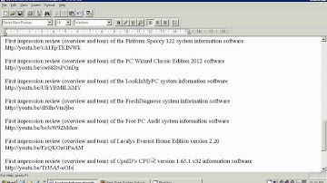 First impression reviews of 14 different PC inventory auditing system information softwares