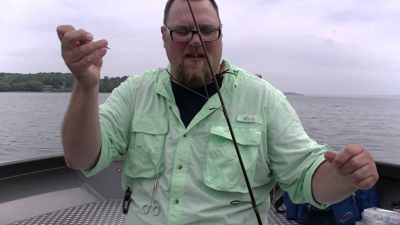 How to rig for vertical jigging lake trout on Grand Traverse Bays using