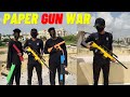 Paper gun war  paper gun  how to win paper gun war  mad times
