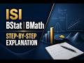 ISI BStat BMath Step-by-Step Explanation | Concept Mastery &amp; Problem Solving #ISIBSTAT #BMATH