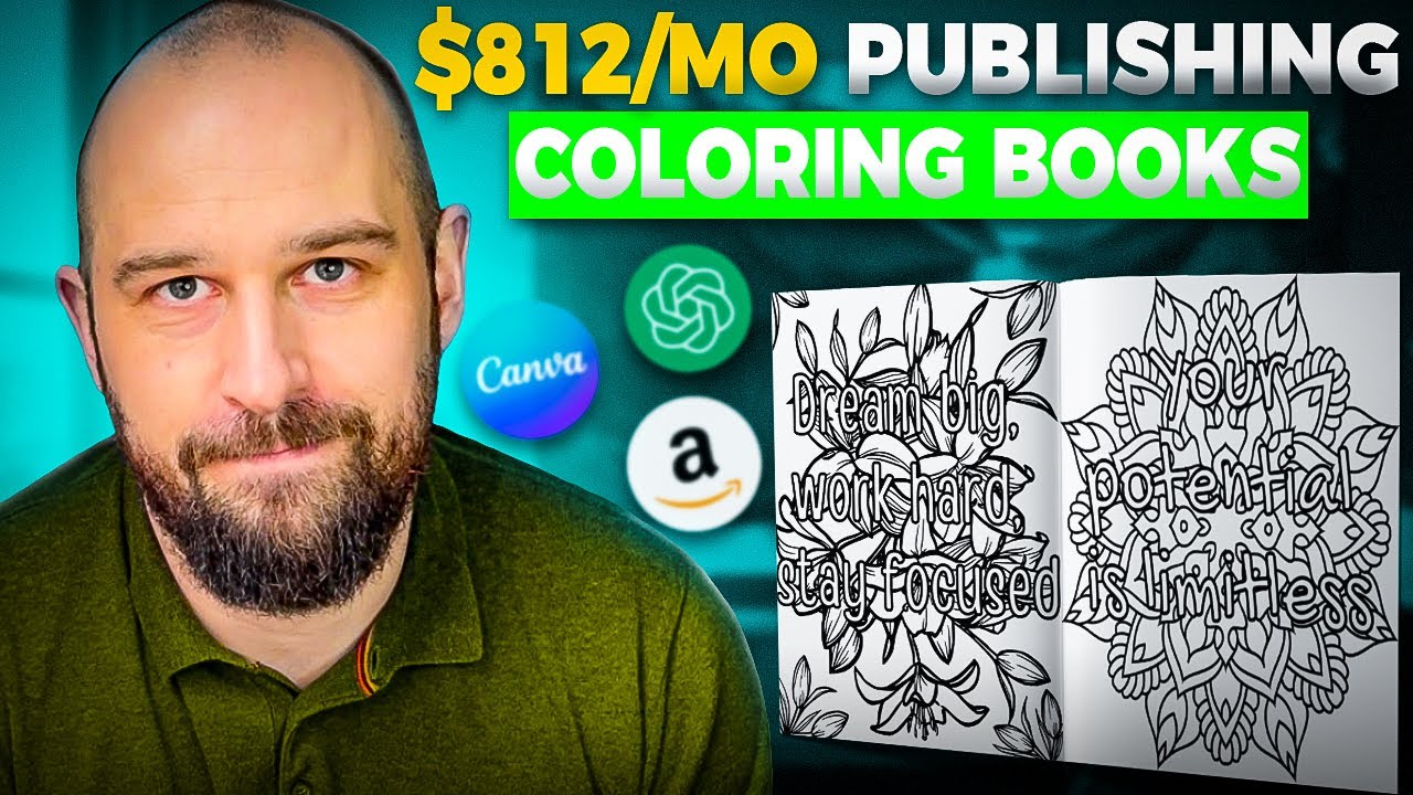 How to Make a Inspirational Coloring Books on KDP with Chat GPT and Canva, FAST and EASY!.