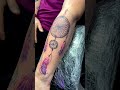 🪶 Awesome Dream Catcher Tattoo By Izzyy_tattooss #tattuba #shorts #tattooartist #tattoo #inked #ink