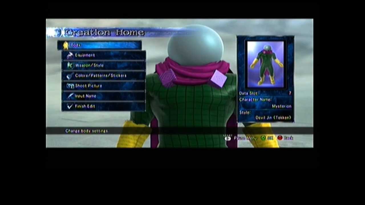 Soul Calibur 5 Creation - Mysterio - YouTube