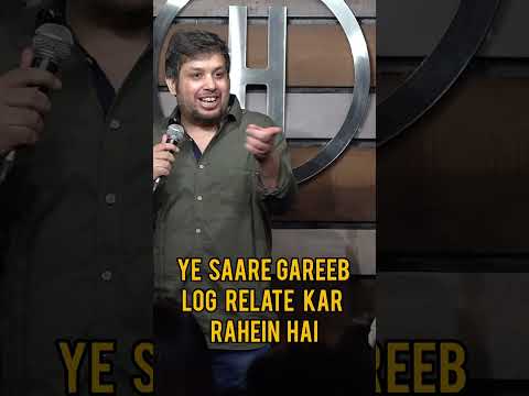 Gareeb log ke problems.#shorts #standupcomedy #comedy #reels #hindicomedy #jokes #funnyvideos #