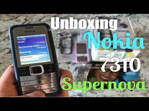 Brand New Nokia 7310 Supernova Unboxing & review | Vintage Phones Collection