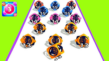 Marble Run 3D-Color Ball Race ! All Levels Gameplay (215-218) android, ios