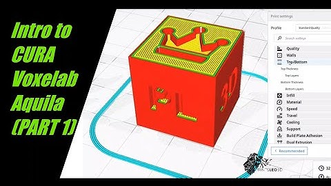 Introduction to Cura and setup Voxelab Aquila (Part 1)