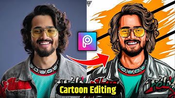 PicsArt Portrait Cartoon Photo Editing Tutorial | Trending Cartoon Effect 2025