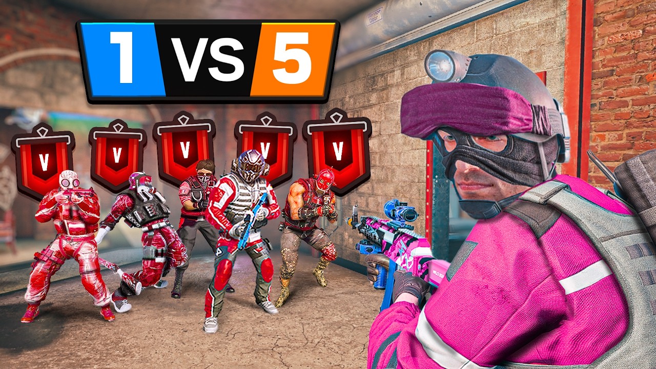 1 BUFFED Ace vs 5 Coppers (Rainbow Six Siege) - YouTube