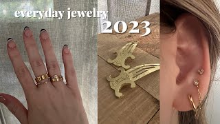 my everyday jewelry 2023 | cartier, solid gold, ferkos, etc.