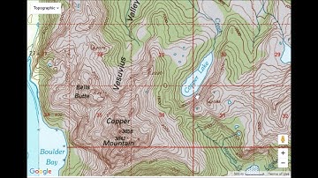 How to read a topographical map, part 1