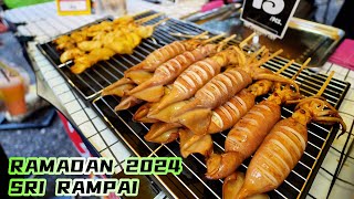 BAZAR RAMADAN SRI RAMPAI 2024 | Bazaar Ramadhan | Malaysia Street Food | 2024集市斋戒月