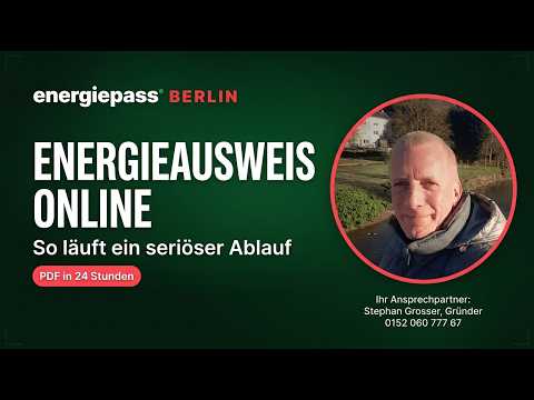 Online Energieausweis Berlin: so läuft ein seriöser Ablauf