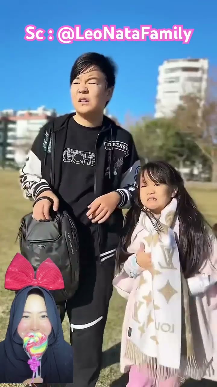 MEREKA MAU JAJAN ,tapi malah muntah di tas ⁉️? @LeoNataFamily #shorts #funny #dubbing