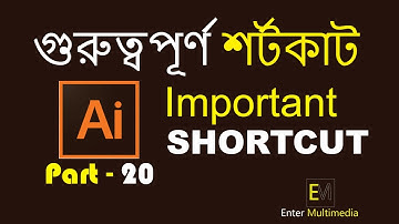 Important shortcut | Illustrator Bangla Tutorial | Class #20