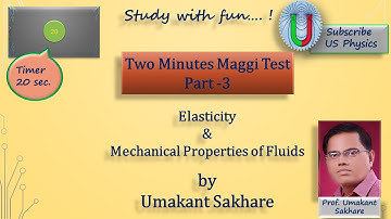 Two minutes Maggi Test_part- 3 _ Strain energy, thermal stresses, fluid & atmospheric pressure