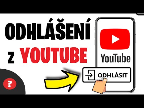 Jak ODHLÁSIT ÚČET z YOUTUBE | Návod | YouTube / Telefon