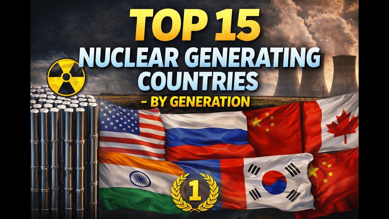 15 Nuclear Generating Countries by Generation - YouTube