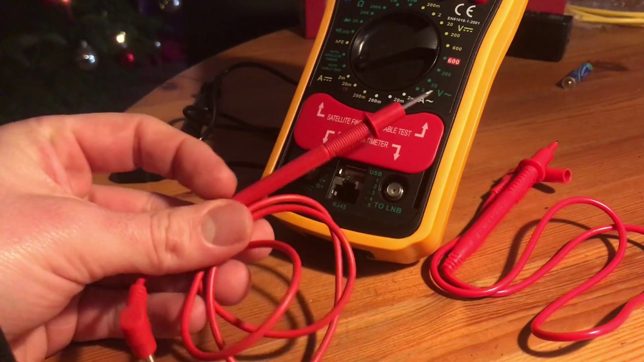 Update New Kupfer Leitung Kabel auf Durchgang testen Durchgangsprüfung mit Revolt Digital Multimeter Anleitung