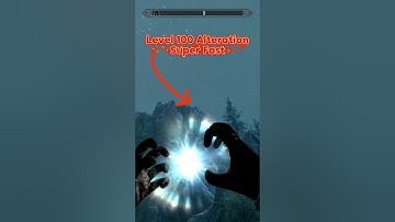 How To Get Level 100 Alteration Less Then 30 Sec Skyrim Anniversary