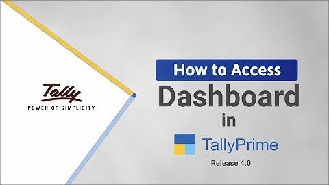 How to Access Dashboard in TallyPrime (Malayalam) | TallyHelp