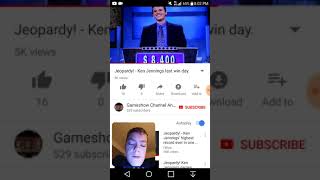 Famous Ken Jennings 74th Win after his lost to the next day on Jeopardy Profile
