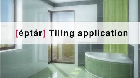 [éptár] Tiling application mini for ArchiCAD