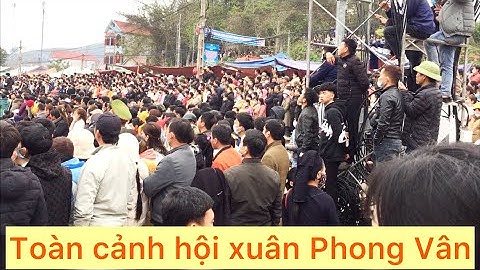 Hội Phong Vân người đông chật kín đường