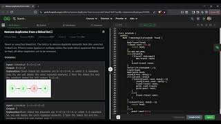 Remove Duplicates from Unsorted Linked List | GFG Solution in C++ | Hashing Approach | Easy Problem