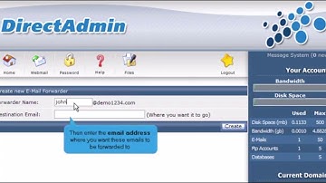 8) How to setup email forwarding in Direct Admin by Gecko Websites