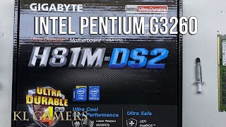 intel PENTIUM G3260 GIGABYTE H81M DS2 Kingston 4GB DDR3 WD 1TB Budget Office Desktop PC Build 2020