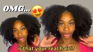girl… ISSA WIG | HERGIVENHAIR Review 3 in 1 Coily Half Wig | Type 4 natural hair
