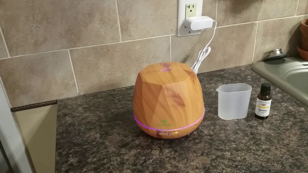 Miserwe Essential Oil Diffuser 550ML - YouTube