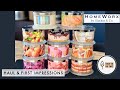 HomeWorx by Slatkin & Co. Candle Haul | First Impressions - Bakery & Gourmand | TouchTheFireTwice