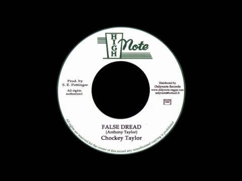 ジャマイカ7” Chokey Taylor False Dread  none High Note /00050 ジャマイカ7” Chokey Taylor False Dread none High Note /00050
