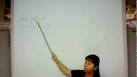 Calc AB- [3.9] Derivative of Exponential and Logarithmic Functions