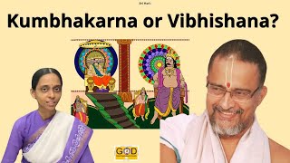 Is Kumbhakarna greater than Vibhishana? | Tamil w/ English captions | Ramayana Stories | Poornimaji