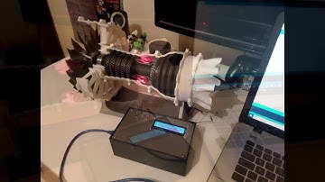 jet turbine impression 3D + arduino