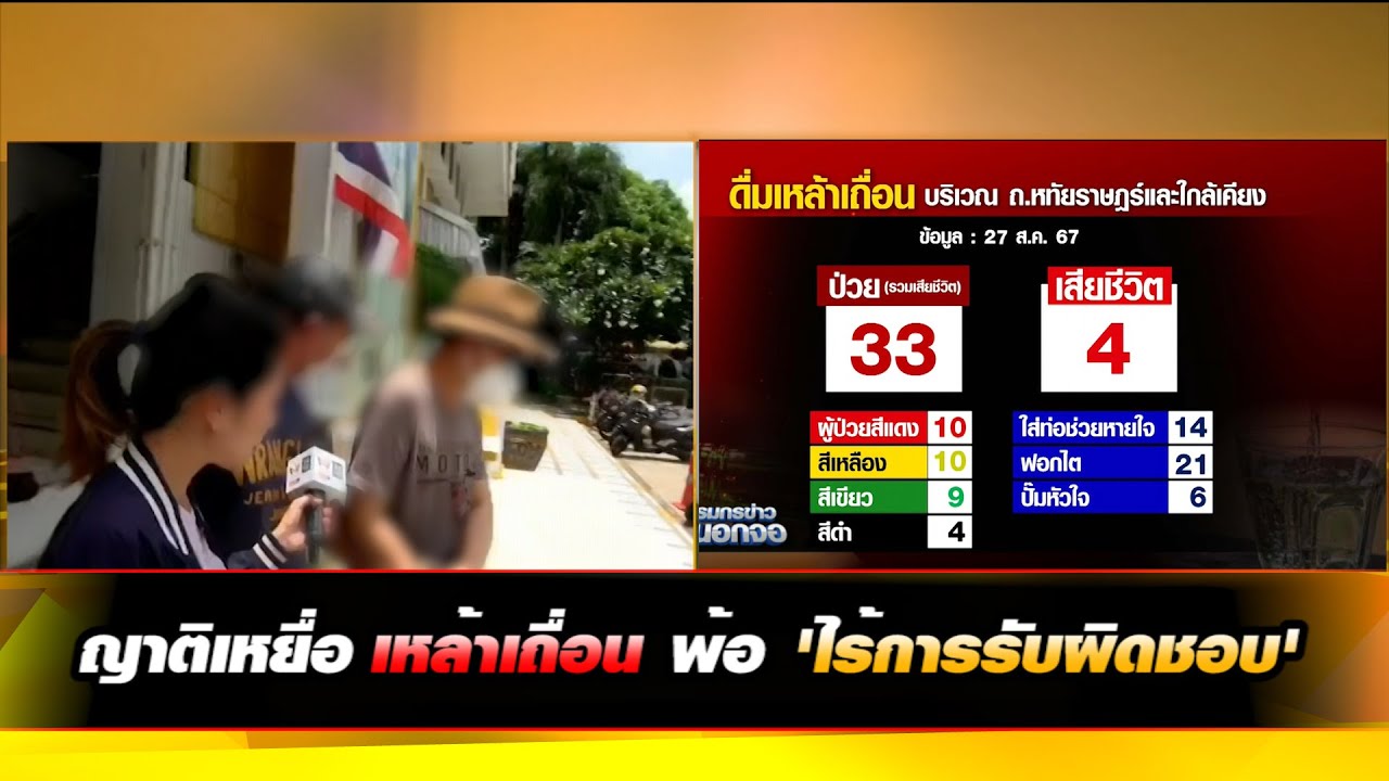ญาติเหยื่อเหล้าเถื่อน พ้อ 'ไร้การรับผิดชอบ'