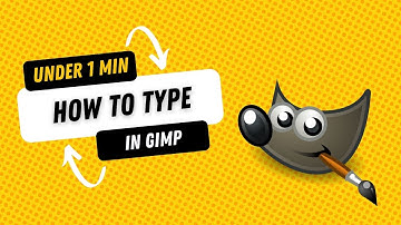 How to Type in GIMP