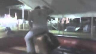 South Mississippi State Fair - Redneck Tries to Ride Mechanical Bull