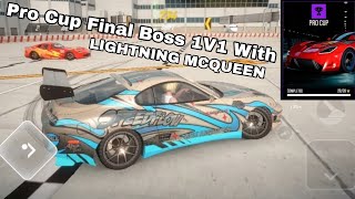 Pro Cup Final Boss 1V1 With LIGHTNING MCQUEEN | Drive Zone Online